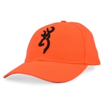 BROWNING 帽子 ブレイズオレンジ 3Dロゴ セーフティーキャップ