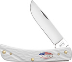 Case Cutlery 折りたたみナイフ Sod Buster Jr ラフホワイト CA52021