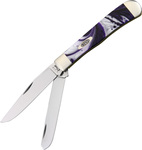 Case Cutlery 折りたたみナイフ Trapper 紫 CA9254PP