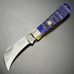 Frost Cutlery 折りたたみナイフ Hawkeye ブルーボーンハンドル 14-441BLJB