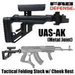 FAB DEFENSE バットストック UAS スチール製ジョイント AK47/AKM/AK74用