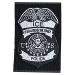 ミリタリーワッペン ICE 移民・関税執行局 エンブレム PRP5 ベルクロ