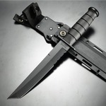 KA-BAR アウトドアナイフ 1245 高炭素鋼 タントー 半波刃