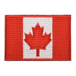 ミリタリーパッチ カナダ国旗 アイロンシート付