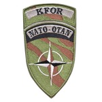 NATO軍 ワッペン KFOR ベルクロ付き パッチ