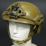 タクティカルヘルメット FLUXタイプ 樹脂製  M-LOK規格ヘルメットレール
