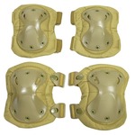 エルボー&ニーパッドセット 保護具 プロテクター 樹脂製パッド