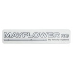MAYFLOWER RC ステッカー 白 メーカーロゴ 耐水