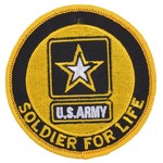 ミリタリーワッペン アメリカ陸軍 紋章 U.S. ARMY 熱圧着式