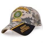 U.S.ARMY 帽子 エンブレム RETIRED刺繍入り