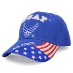 U.S.エアフォース 帽子 エンブレム&星条旗
