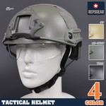 タクティカルヘルメット MICH2001タイプ 可動式シールド