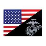 ロスコ Rothco USMC 鷹 グローブ&アンカー フラッグ 旗 デカール 1298