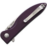 Kizer Cutlery 折りたたみナイフ Sway Back ボタンロック 紫色 KIV3566N1