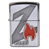 ZIPPO フレイム&ロゴ 29104 ブラッシュドクローム