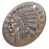  チャームパーツ リバティインディアンコイン P254