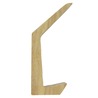 壁掛けフック 木製 L字型 ウッドフック