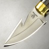 Frost Cutlery スキナーナイフ Guthook Horn レザーシース付き WT-1123