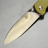 QSP KNIFE 折りたたみナイフ PARROT ライナーロック式 ライトグリーン QS102-G