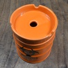 灰皿 ドラム缶 BIOHAZARD 陶器製 オレンジ
