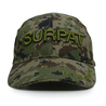 SRVV ベースボールキャップ SURPAT迷彩 リップストップ生地 刺繍入り 帽子