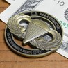 チャレンジコイン 米陸軍 パラシュート章 空挺部隊 記念メダル