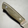 BRISA Knives アウトドアナイフ TRAPPER 115 グリーンマイカルタ Elmax フラットグラインド 専用シース付き 075