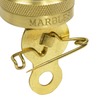 Marbles 方位磁針 コンパス ブローチ型 安全ピン付き 蓄光文字盤 真鍮製