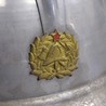消防隊ヘルメット アルミ製 1940年代 セルビア放出品
