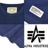 ALPHA 長袖Tシャツ ネイビー TC1063-004 Mサイズ