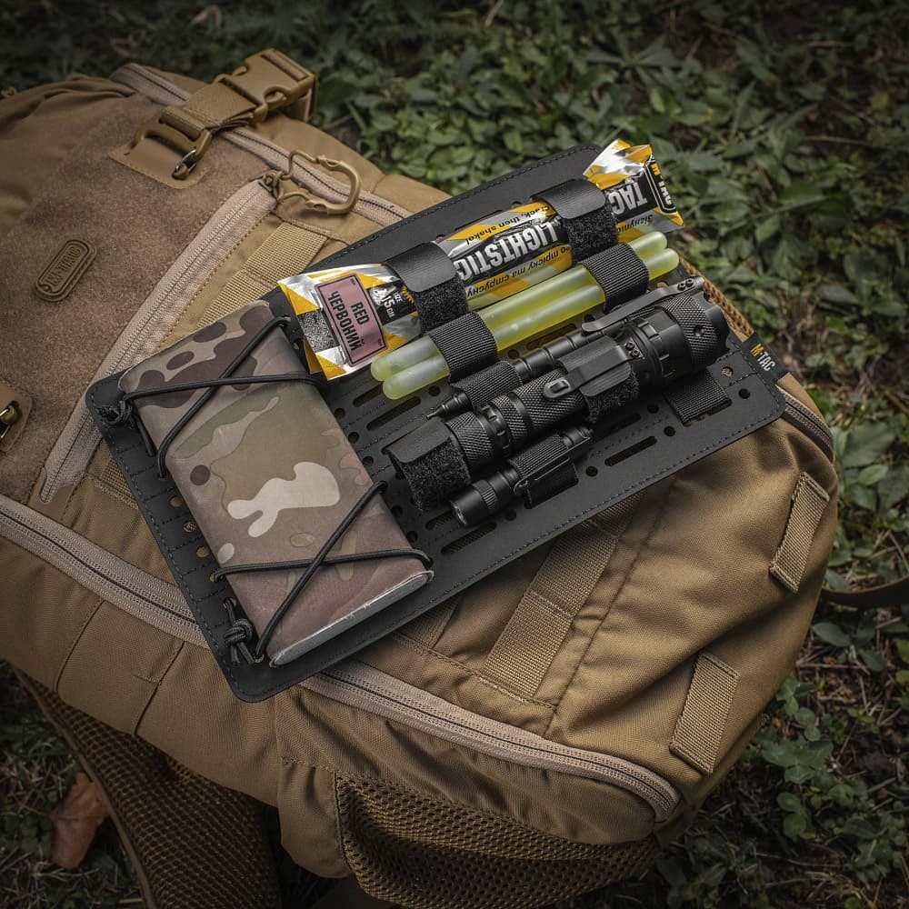 M-TAC モジュールインサートMOLLE ベルクロ取り付け ベルクロループ／ショックコード付き