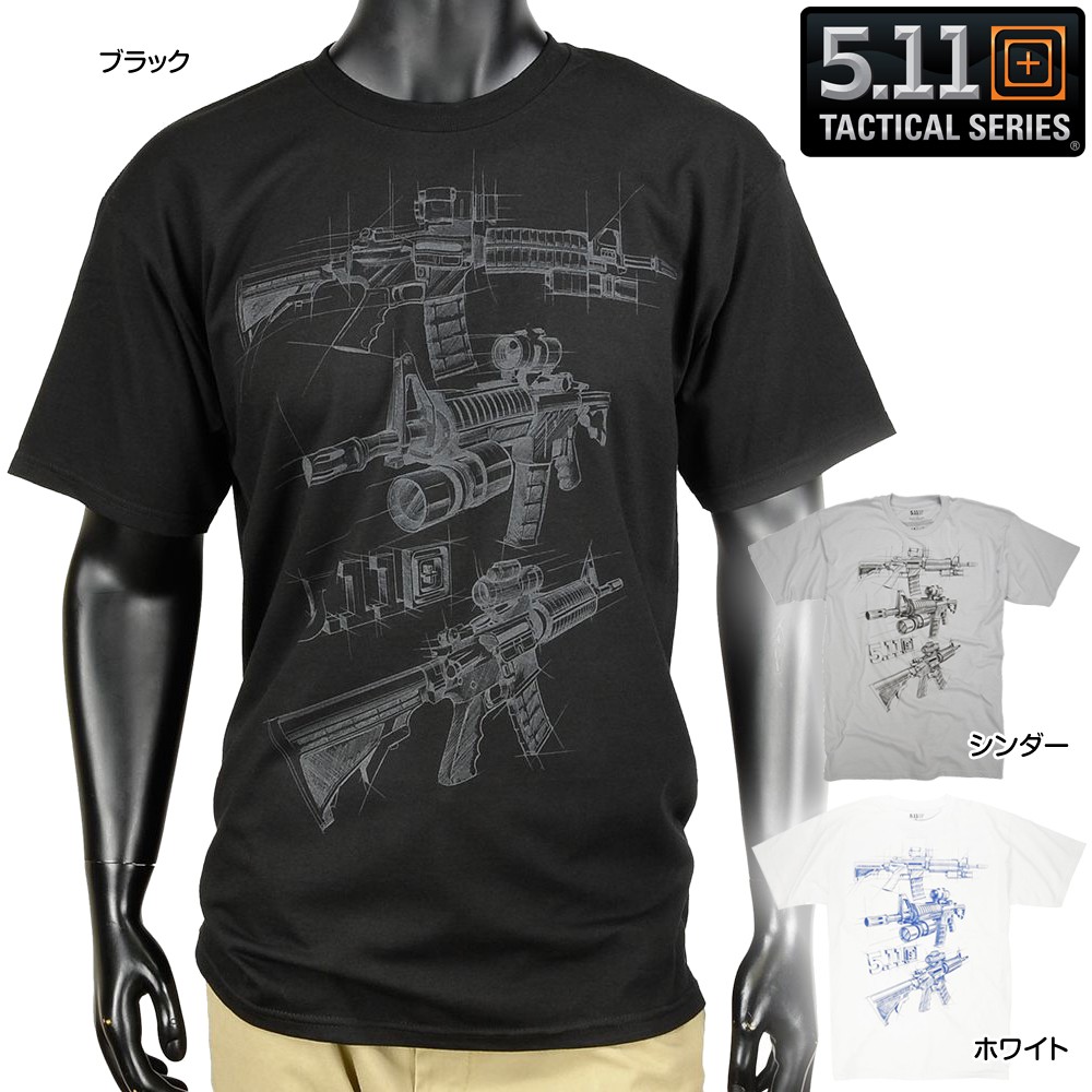 5.11タクティカル 半袖Tシャツ ARスケッチ 41006CD