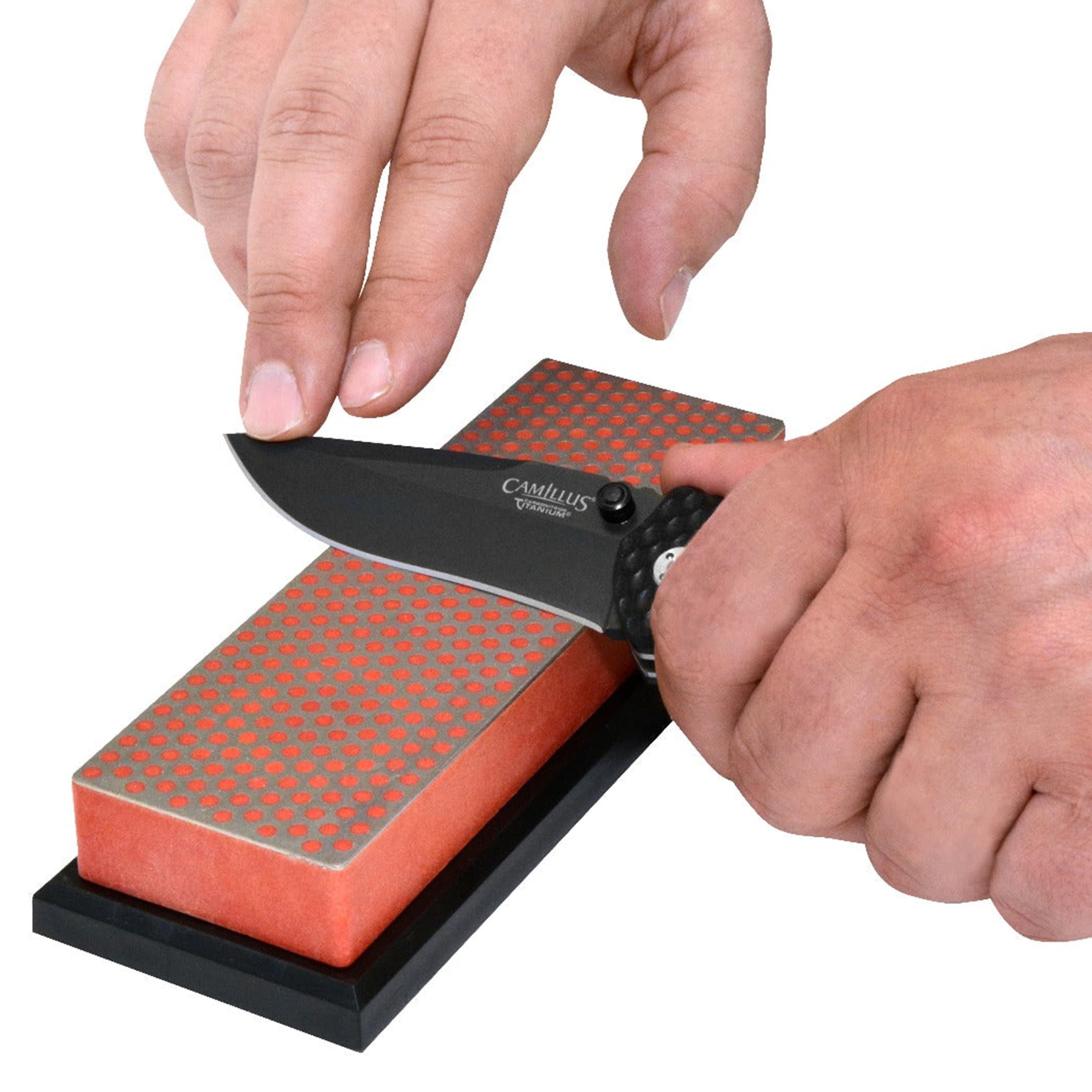 DMT ダイヤモンドシャープナー Diamond Whetstone 6インチ 細目 プラスチックボックス付き W6FP