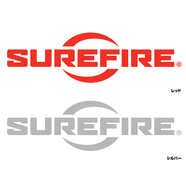 ミリタリーショップ レプマート Surefire ステッカー ロゴ 耐水