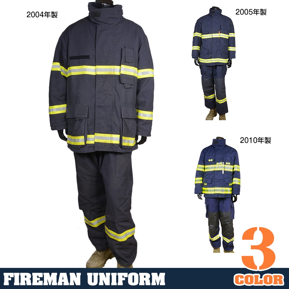チェコ共和国 消防服 ファイヤーマンユニフォーム 上下セット 2000年代製