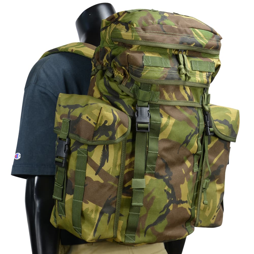 イギリス軍放出品 バックパック パトロールパック 30L DPM迷彩 2ポケットフラップ