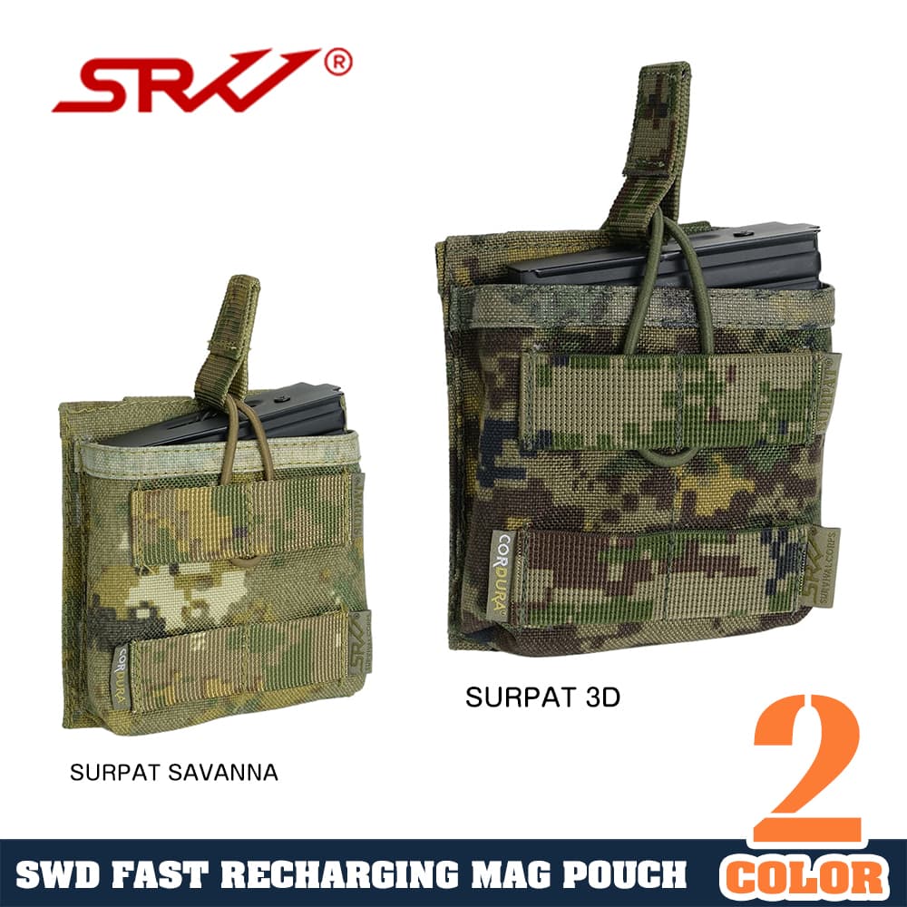 SRVV クイックリリースマグポーチ SVDドラグノフ用 MR-1 オープントップ式