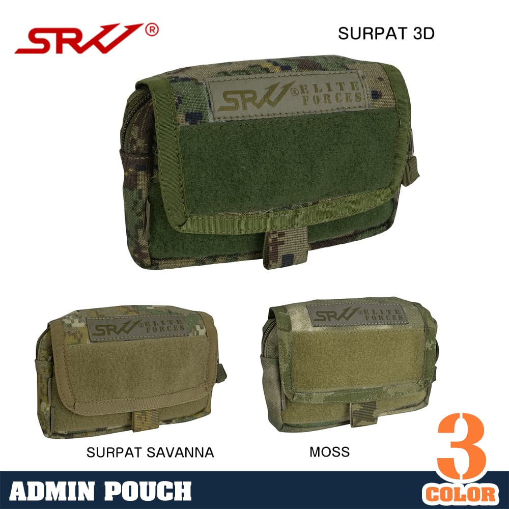 SRVV アドミンポーチ MOLLE対応 コーデュラバリスティックナイロン製