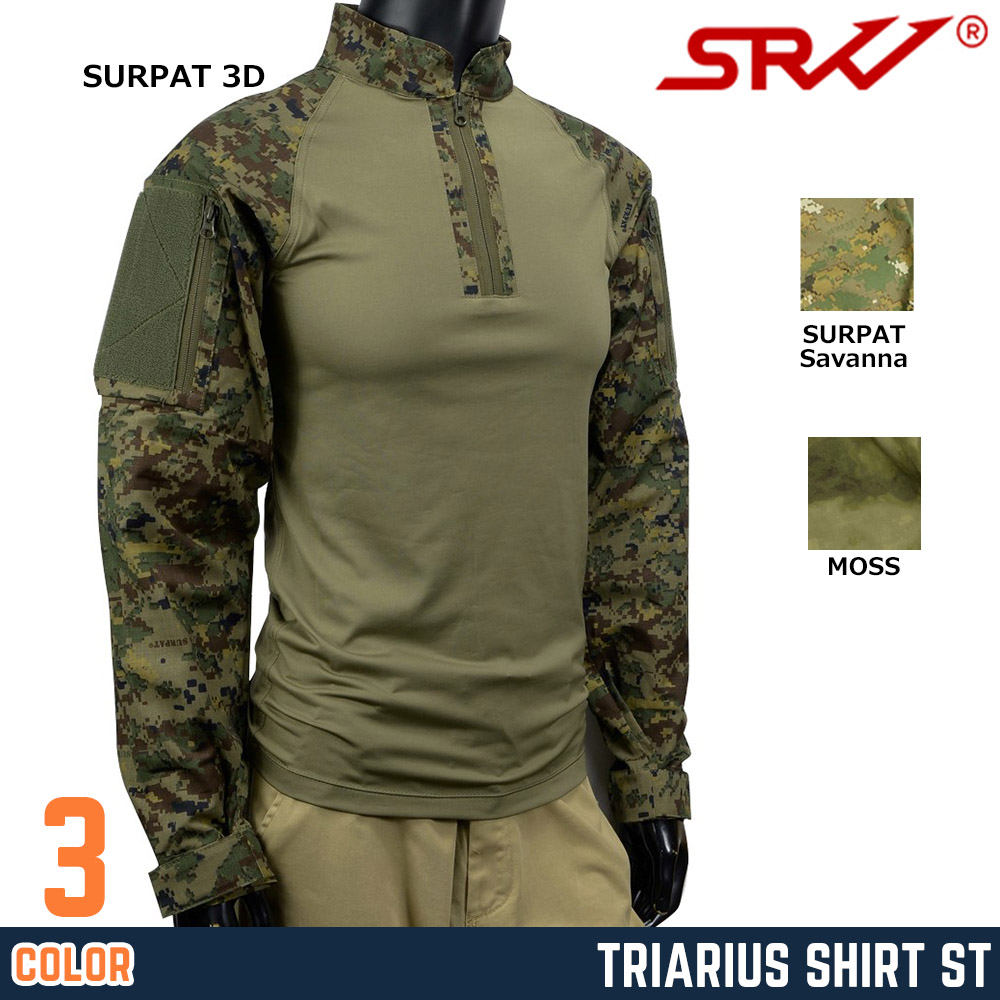 SRVV コンバットシャツ TRIARIUS SHIRT ST リップストップ生地 ロシア製