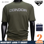 CONDOR 半袖Tシャツ MAXFORT トレーニングトップ ロゴマーク付き 101076