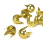 ラウンド型 スタッズ 4爪 ブラス