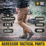 M-Tac タクティカルパンツ アグレッサー Gen.II フレックス 撥水リップストップ