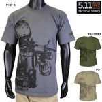 5.11タクティカル 半袖Tシャツ 銃を構える狙撃手