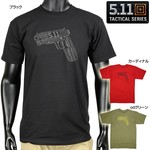 5.11タクティカル 半袖Tシャツ 41006BW 45ワードオアレス