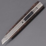 後藤渓 カッターナイフ 天然木材グリップ カスタムカッター 小型
