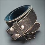 レザーベルト ヴィンテージ風 クラシック ブラック