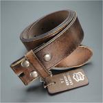レザーベルト ヴィンテージ風 ブラウン