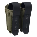 AGILITE ダブルマグポーチ PINCER PISTOL ダブル 9mmピストルマガジン用 MOLLE対応 8047