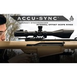 LEAPERS UTG スコープマウント ACCU-SYNC 一体型マウント 30mmチューブ径対応 オフセット