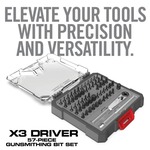 REAL AVID ビットセット X3ドライバー 57ピース ガンスミス用ビットセット AVX3GBS13